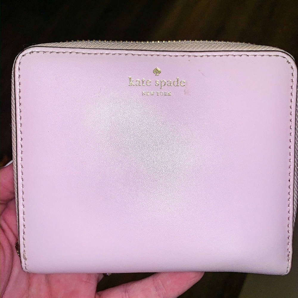 KATE SPADE LIGHT PINK MINI WALLET